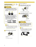 Предварительный просмотр 22 страницы Baby Lock Tempo BLTP Instruction And Reference Manual