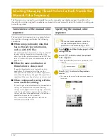 Preview for 134 page of Baby Lock Valiant BMV10 Instruction And Reference Manual