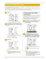 Preview for 144 page of Baby Lock Valiant BMV10 Instruction And Reference Manual