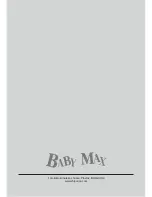 Предварительный просмотр 8 страницы Baby Max Aria Instruction Manual