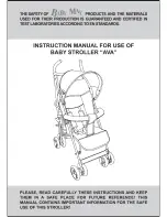 Предварительный просмотр 1 страницы Baby Max AVA Instruction Manual For Use