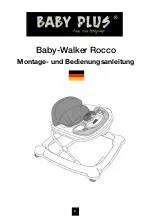 Preview for 1 page of Baby Plus Rocco Assembly And Instruction Manual