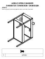 Preview for 9 page of Baby Relax ADELE OPEN CHANGER Instruction Booklet