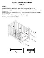 Предварительный просмотр 11 страницы Baby Relax CRIB CHANGER COMBO 2 IN 1 CRIB Assembly Manual