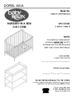 Preview for 1 page of Baby Relax DA6527 Assembly Manual