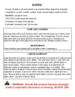 Preview for 2 page of Baby Relax DA7432B2-W Instruction Manual