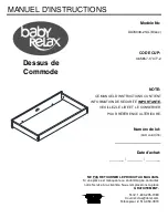 Предварительный просмотр 21 страницы Baby Relax DA76048 Instruction Manual