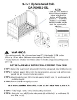 Preview for 9 page of Baby Relax DA7604B2-SIL Instruction Manual