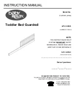 Baby Relax DA7608-5 Instruction Manual preview