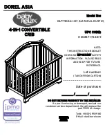 Preview for 1 page of Baby Relax DA7790B4-HSY Instruction Booklet