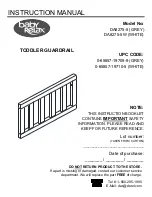 Baby Relax DA8275-5 Instruction Manual preview