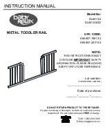 Preview for 1 page of Baby Relax DL8410-5 Instruction Manual