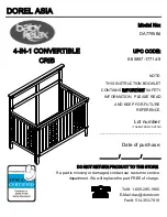 Preview for 1 page of Baby Relax DOREL ASIA DA7795B4 Manual