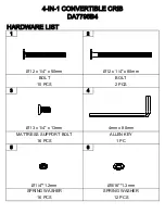 Preview for 4 page of Baby Relax DOREL ASIA DA7795B4 Manual