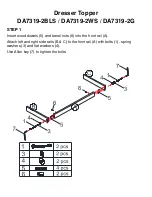Предварительный просмотр 6 страницы Baby Relax Dresser Topper DA7319-2BLS Instruction Manual