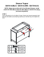 Предварительный просмотр 8 страницы Baby Relax Dresser Topper DA7319-2BLS Instruction Manual