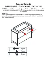 Предварительный просмотр 17 страницы Baby Relax Dresser Topper DA7319-2BLS Instruction Manual