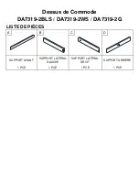 Предварительный просмотр 23 страницы Baby Relax Dresser Topper DA7319-2BLS Instruction Manual