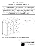 Предварительный просмотр 27 страницы Baby Relax Dresser Topper DA7319-2BLS Instruction Manual