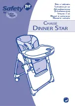 Baby Relax Safety 1st DINNER STAR Instructions For Use Manual preview