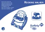 Baby Relax Safety 1st ROCKING WALKER Instructions For Use Manual preview