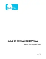 Baby TEL babyBOX Installation Manual предпросмотр