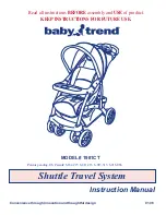 Preview for 1 page of Baby Trend 1981CT Instruction Manual