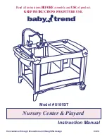 Baby Trend 8181bt Instruction Manual preview