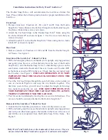 Preview for 14 page of Baby Trend DOUBLE SNAP N GO 1304TW Instruction Manual