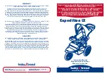 Baby Trend Expedition LX JG97 Instruction Manual preview