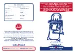 Baby Trend HC81945 Instruction Manual preview