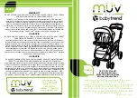 Предварительный просмотр 1 страницы Baby Trend muv 180 Sit N' Stand SS68A Instruction Manual