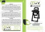 Preview for 1 page of Baby Trend MUV HC57 E Series Instruction Manual