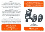 Preview for 1 page of Baby Trend Skyview TS89C04B Instruction Manual