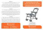 Baby Trend Snap-N-Go SG33 Instruction Manual preview