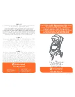 Baby Trend ST85 Instruction Manual preview