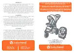 Baby Trend Xcel EC77 A Series Instruction Manual preview