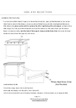 Предварительный просмотр 3 страницы baby&child AMIRA MOSAIC WIDE DRESSER Assembly Instructions