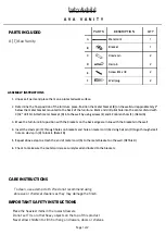 baby&child AVA VANITY Assembly Instructions preview