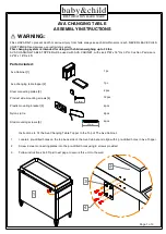 Предварительный просмотр 1 страницы baby&child AVA Assembly Instructions