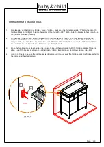 Предварительный просмотр 2 страницы baby&child AVA Assembly Instructions