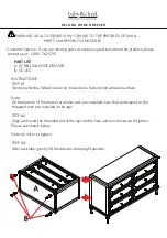 Preview for 2 page of baby&child BELLINA WIDE DRESSER TOPPER Manual