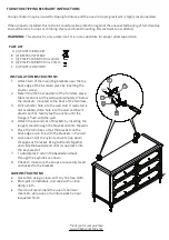 Preview for 3 page of baby&child BELLINA WIDE DRESSER TOPPER Manual