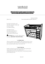 Preview for 1 page of baby&child Chesterfield Bunk Bed With Ladder On Right/Left... Manual