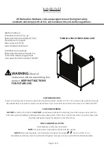 baby&child FRENCH UPHOLSTERED WING CRIB Instructions Manual preview