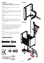 Предварительный просмотр 6 страницы baby&child FRENCH UPHOLSTERED WING CRIB Instructions Manual