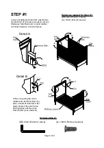 Preview for 5 page of baby&child Layne Panel Crib Toddler Rail 368-05 Manual