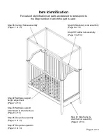 Предварительный просмотр 5 страницы baby&child Sutton 5463-0612 Assembly Instructions Manual