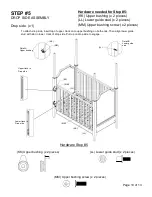 Предварительный просмотр 10 страницы baby&child Sutton 5463-0612 Assembly Instructions Manual