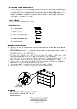 Preview for 2 page of baby&child Tribeca Wide Dresser Quick Manual